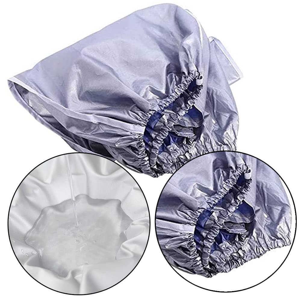 Coperchio del Climatizzatore, Copertura del Condizionatore D'aria, Copertura Condizionatore Esterno, Outdoor condizionatore d' aria copertura impermeabile, Impermeabile (D'argento) (94*40*73CM)