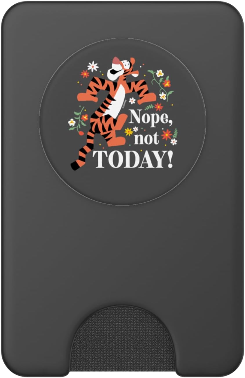 Winnie The Pooh - Tigger Nope Not Today PopSockets PopWallet for MagSafe