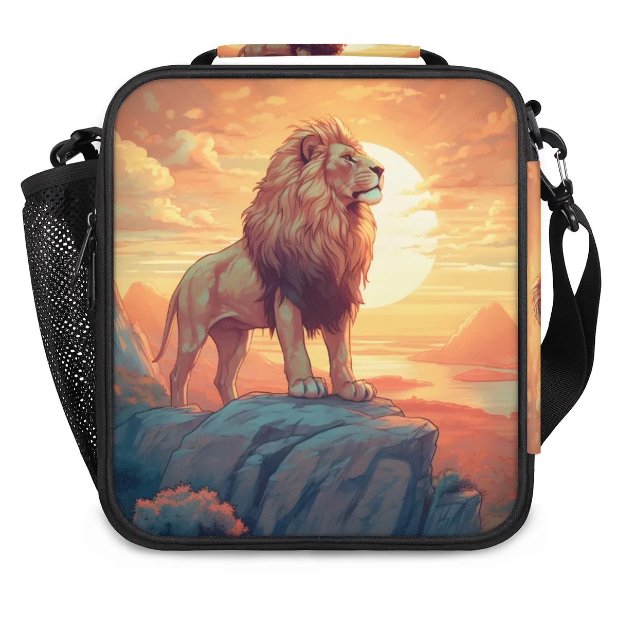 Amazon.com: Pardick Lion Mountain Lunch Box Lunch Bag Insulated