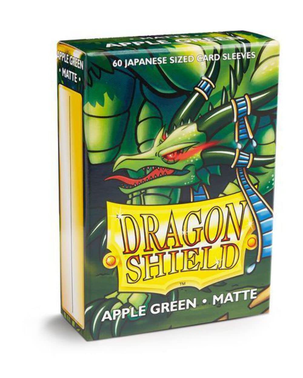 Dragon Shield ART11118 Matte Japanese Size Sleeves 60pk-Apple Green