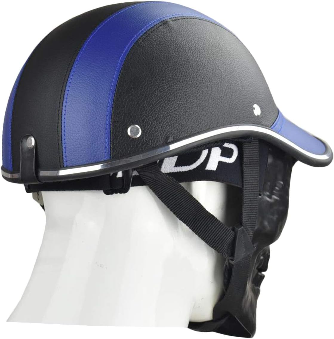 Jadedragon Tactical Multifunctional Helmet Riding Helmet Ball Cap with Skull Face Mask Halloween Decoration for Airsoft Paintball Motor Racing （Blue） : Sports & Outdoors