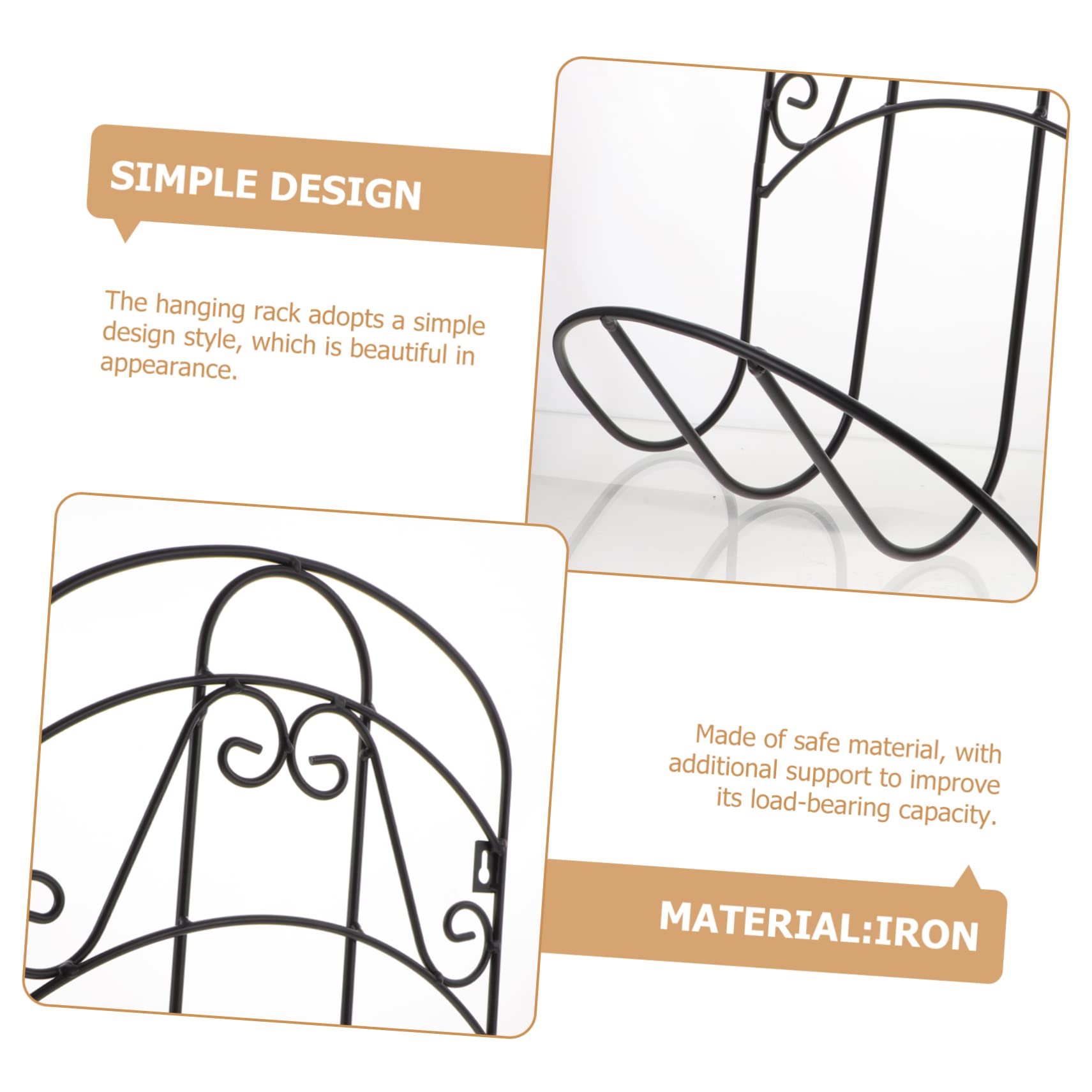 BESPORTBLE Support Mural pour Tuyau Arrosage Robuste De Rangement pour Jardin Et Maison Facile à Installer