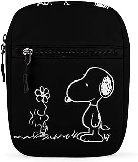 ポシェット スヌーピー スマホポーチ 斜め掛け メッセンジャーバッグ ワンショルダーバック 2way 携帯電話バッグ おしゃれ 小物入れ 男女兼用 通勤 通学 プレゼント