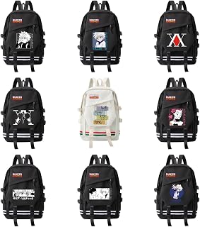 [清风] ゴン キルア クラピカ マチ レオリオ ヒソカ リュックサックバックパックメンズ レディース 旅行用バッグ ビジネスバック カバン 収納バッグ 多機能 外出 軽量 旅行 大容量 通勤 通学 誕生日 プレゼント