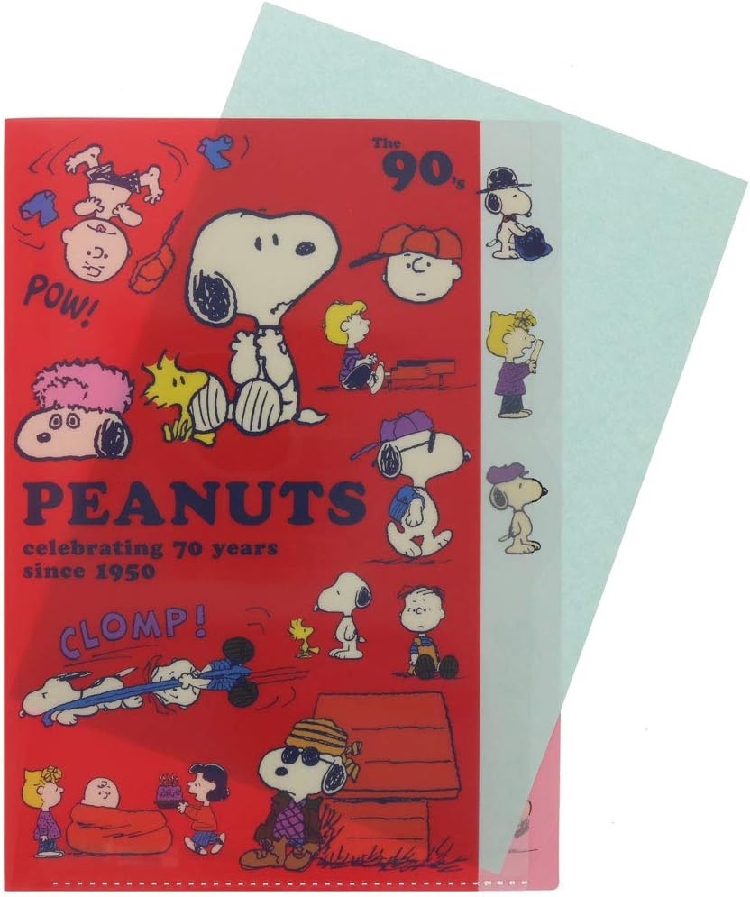 超爆安 スヌーピー ダイカット 5ポケット クリアファイル ポケットファイル 70周年記念 50年代 ピーナッツ サンスター文具 コレクション雑貨 Materialworldblog Com