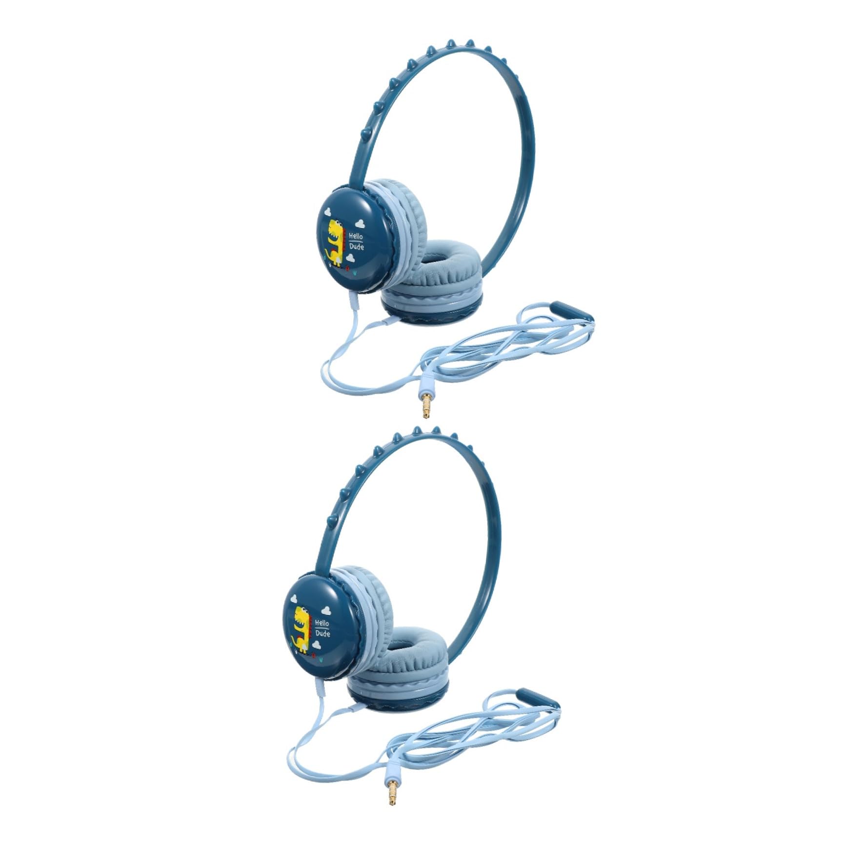 Écouteurs pour garçon fille Mikikit : lot de 2 casques filaires ergonomiques avec micro