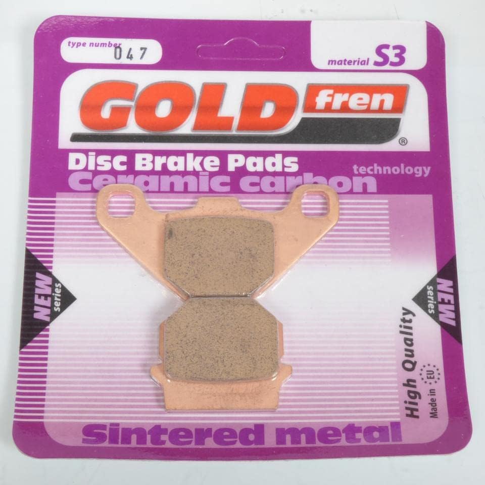 Gold Fren brake pad for Polaris 200 Phoenix Quadricycle EC 2005 to 2009 AVG/AVD / Rear disc brake Brand new