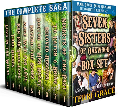 The Seven Sisters of Oakwood Boxset: A Sweet Western Family Romance
