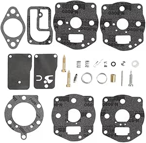 Amazon.com : FIXED UP FINDS for Carburetor Overhaul Kit for B-S 400417 ...