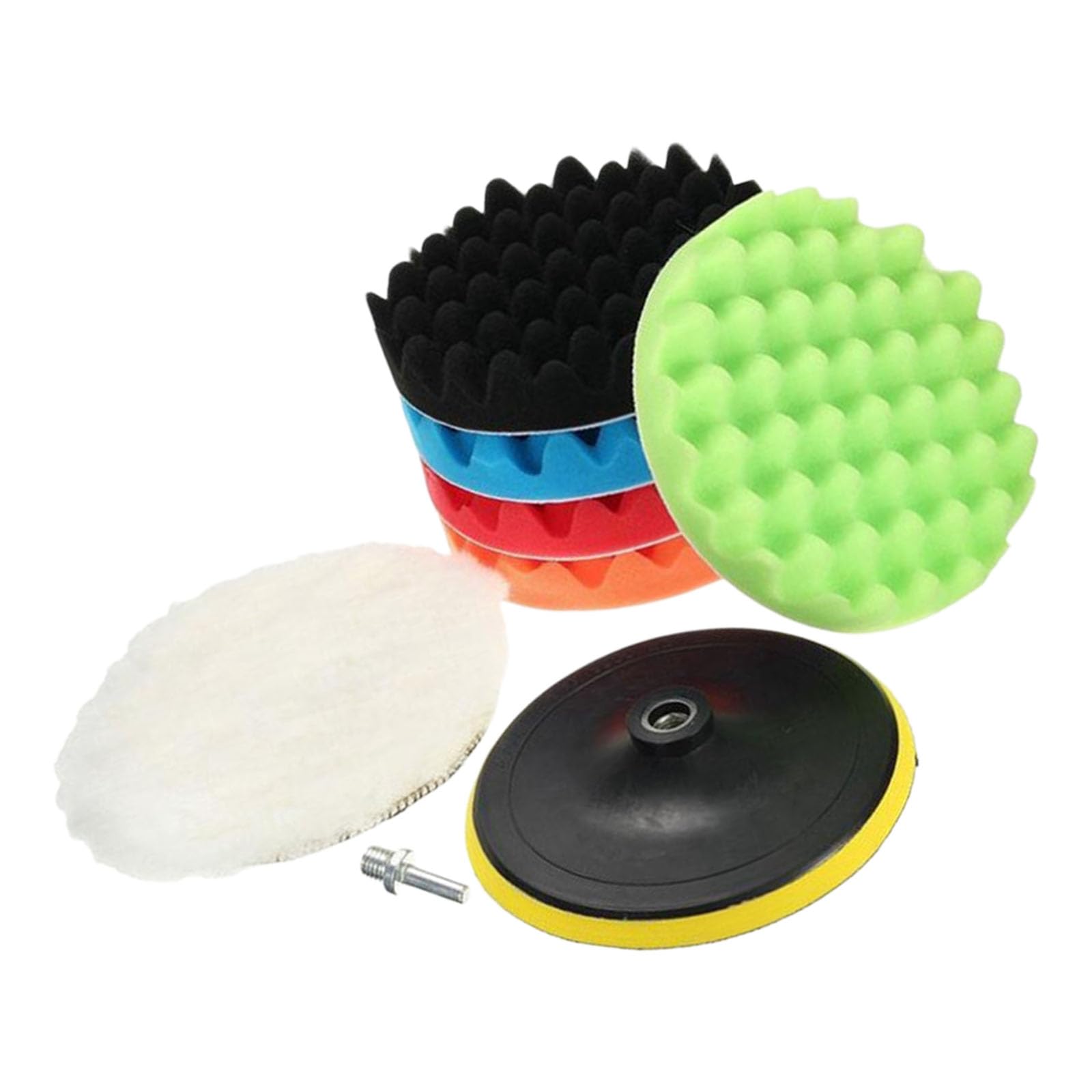 8Pcs Premium Buffing Pads for Car 7Inch Polishing Sponges Pad for Shines Pads