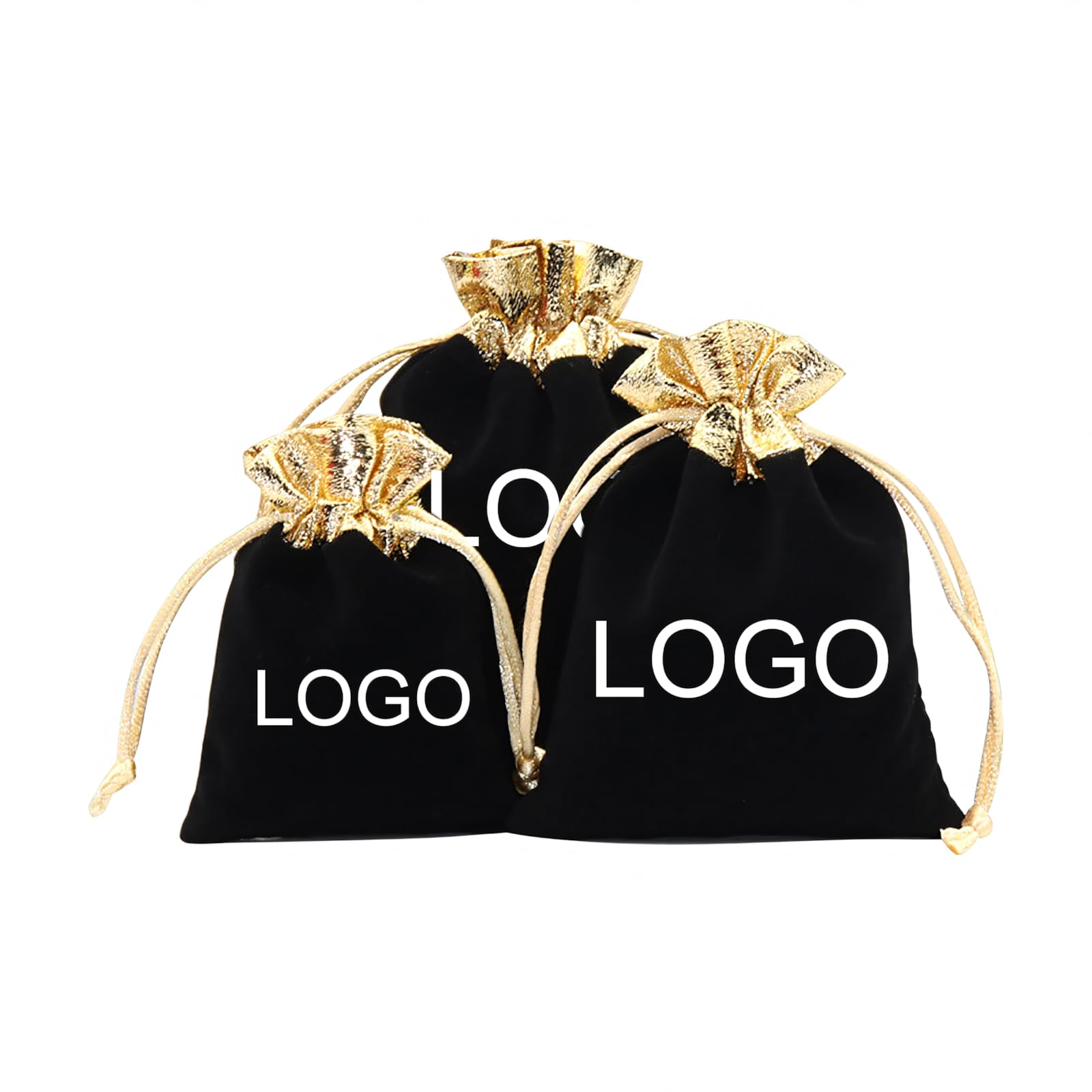 Sacchetto in velluto nero Pandora Gioielli con logo personalizzato - Cina Borsa per gioielli Pandora e borsa in velluto Pandora prezzo