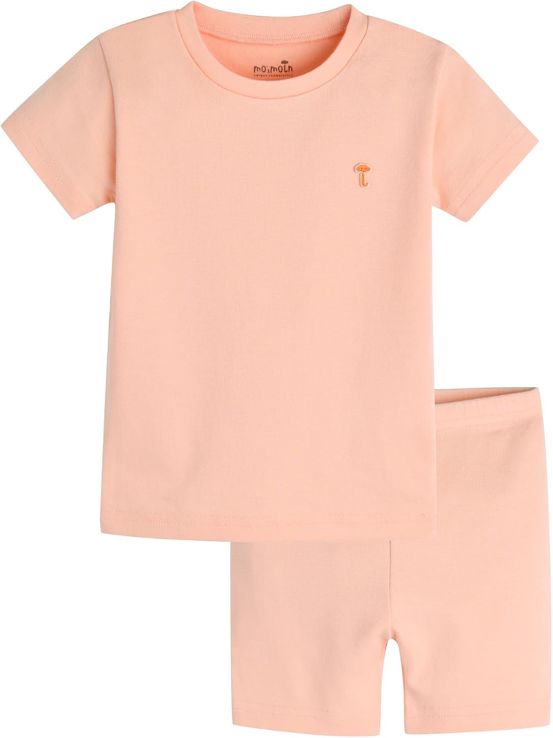 moimoln 6M-8Y Baby Toddler Pajamas Cotton Blend Summer PJs Short Sleeve Snug Fit