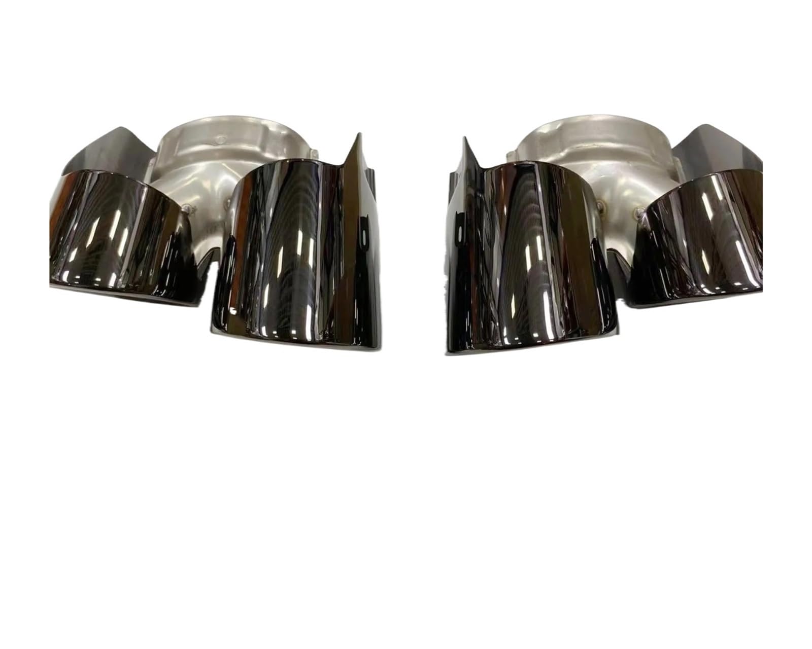 Tuyaux D'échappement Pour Panamera 2014 2015 2016 Accessoires De Voiture Tuyau D'échappement Embouts De Silencieux Système D'échappement Noir Embout Échappement