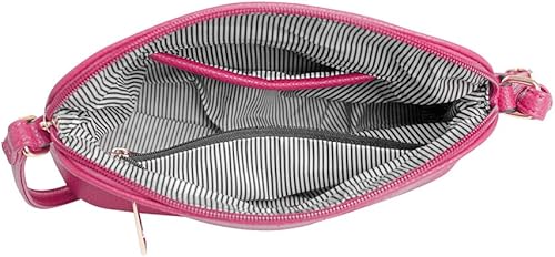 Miniatura 5 de SG SUGU - Bolsa cruzada Lunar ligera y de tamaño mediano, forma de cúpula, bolsa de hombro con borla, bolsillo con cremallera, correa ajustable