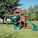Swing-N-Slide Grandview Twist Play Set with Two Slides, Two Swings, Monkey Bars, Glider and Climbing Wall