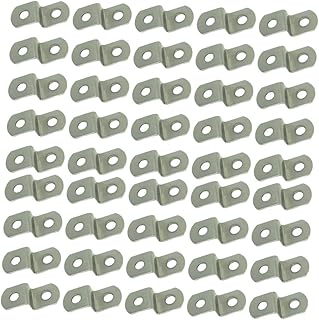 FUNOMOCYA 120pcs Corner Code Stainless Steel Photo Frame Desk