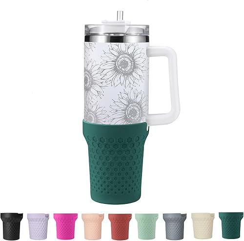 Botas de silicona para Stanley, protector inferior de copa, accesorios para Stanley Quencher H2.0 FlowState Tumbler 20oz20oz30ozStanley Adventure