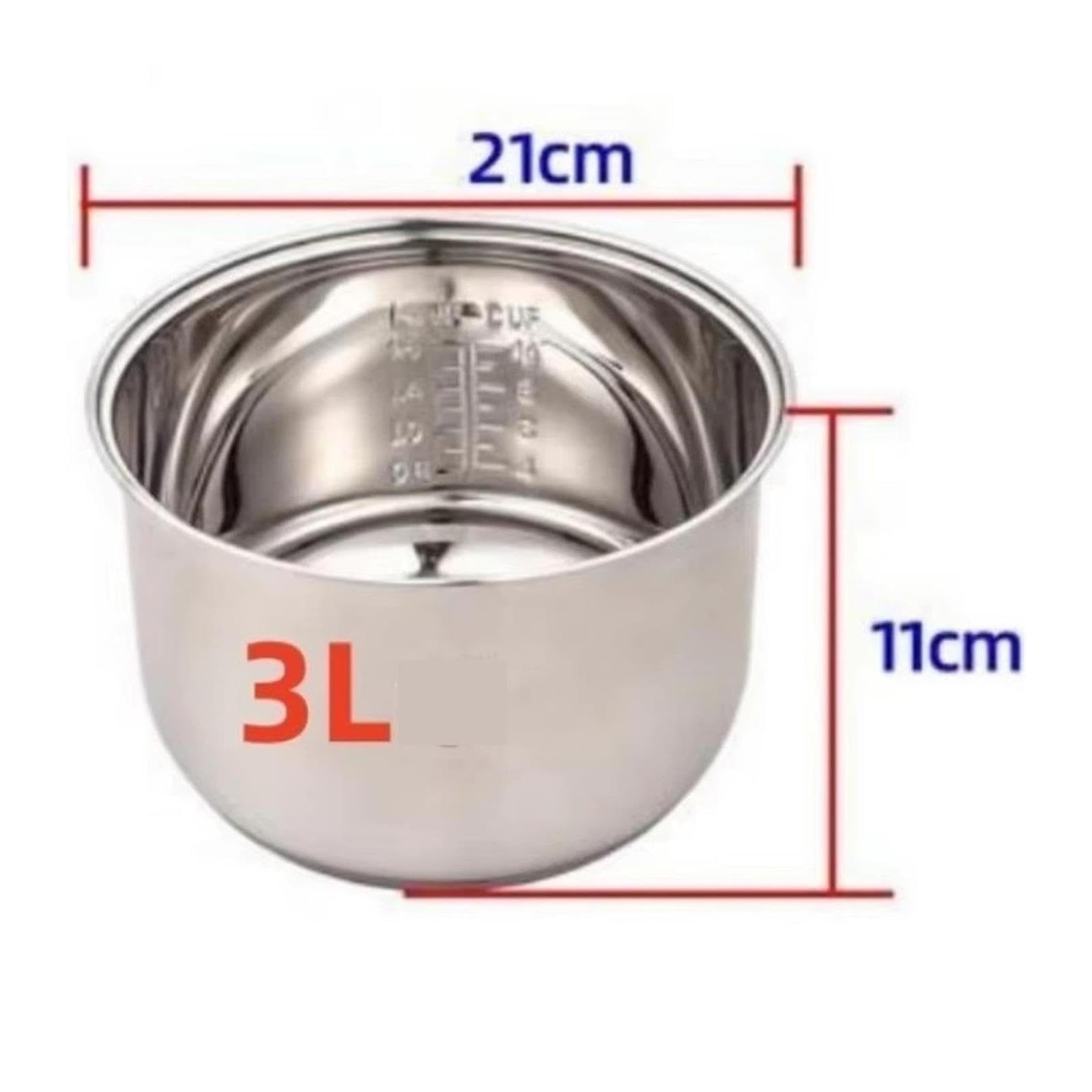 Pot Intérieur For Cuiseur À Riz 3L 304, Compatible With Zojirushi NS-WSC10