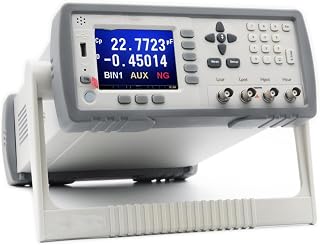 Benchtop LCR Bridge DCR Tester Precision Inductance Capacitance Resistance Meter with Frequency 50Hz~200kHz(37 Points) Signal Level 0.01V~2.00V(10mV Step) RS232C USB Interface Save 10000 Datas