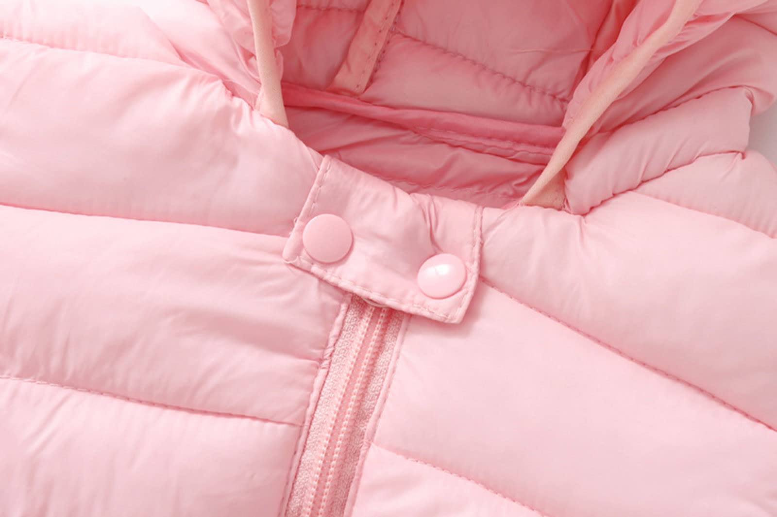 Generisch Traje de nieve cálido para bebé recién nacido, con orejas de oso, abrigo de plumón, pelele acolchado, ropa de abrigo de invierno, niño 92