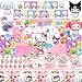 Kawaii Birthday Party Decorations, Cute Cartoon Party Supplies - Banner, Balloons, Tablecloth, Paper Tableware, Backdrop, Hanging Swirl for Adult Birthday Decor