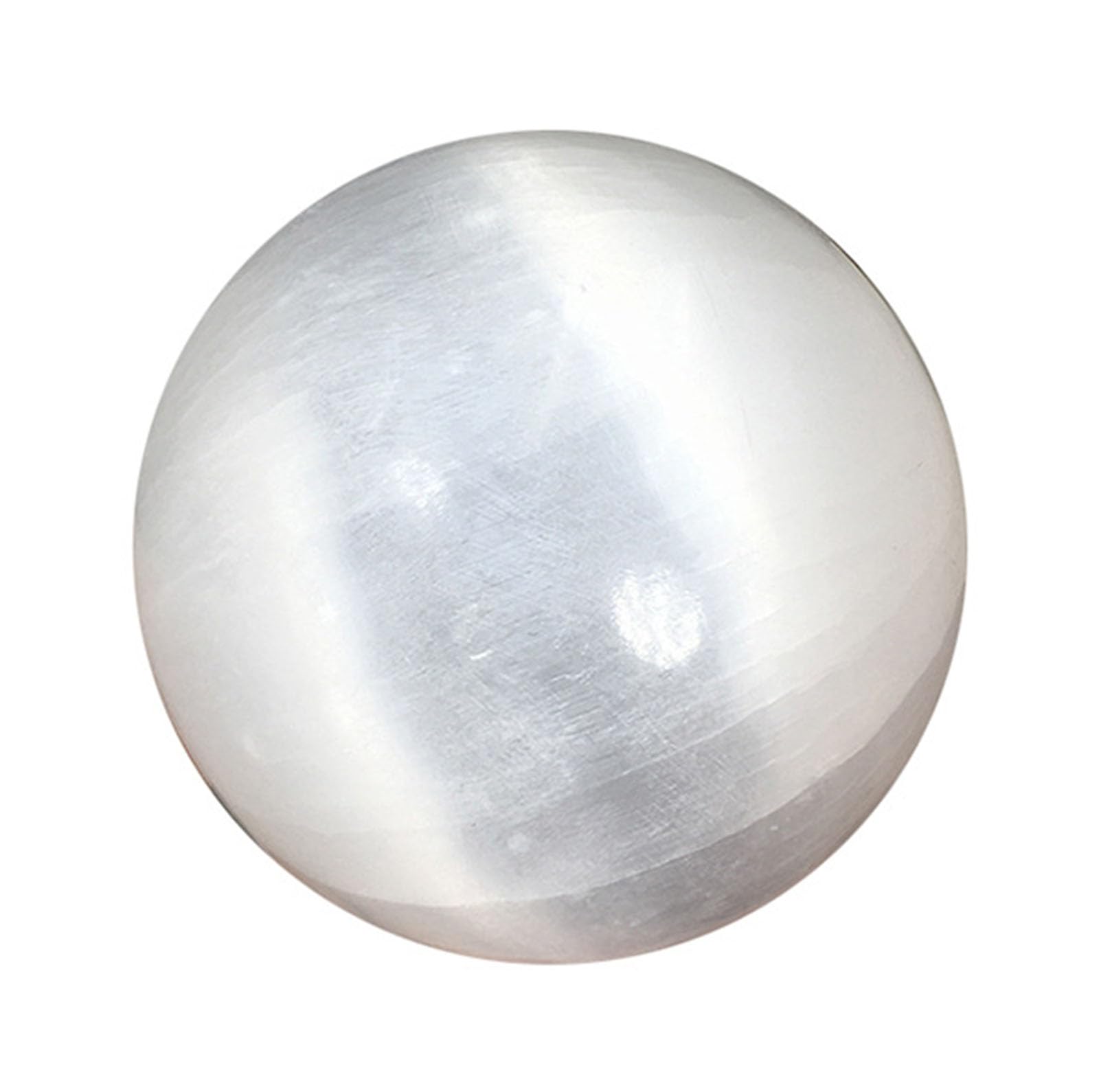 KCDFDVJFBM 75~80mm, Selenite Crystal Ball | Feng Shui Wealth Orb | Sphere|with Display Rack|Home Decor Accessories Modern Interior Design