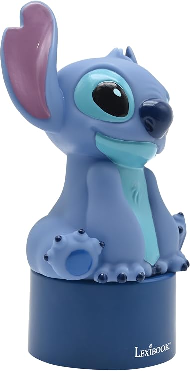 LEXiBOOK, Stitch Bluetooth Nightlight Speaker, NS02D | Bluetooth speaker, LED nightlight, Blue