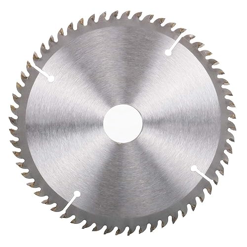 Miniatura 9 de Hoja de sierra circular con punta de carburo de 10 pulgadas y 60 dientes para cortar madera dura y blanda con eje de 1 pulgada