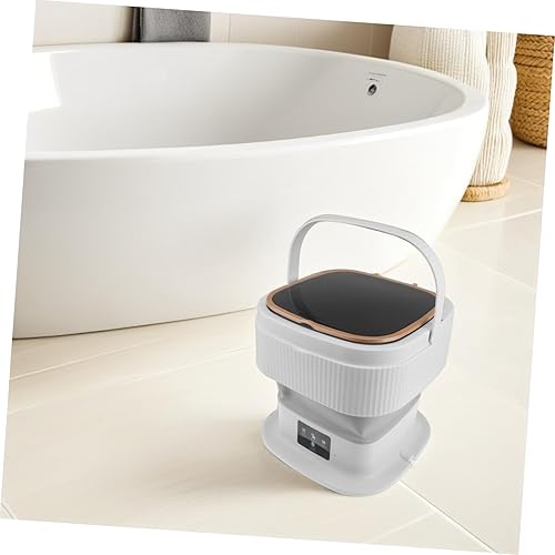 Miniatura 9 de Homoyoyo Mini lavadora portátil 10l ropa interior calcetín lavadora para ropa de bebé viaje camping compacto lavandería aparato bajo ruido operación