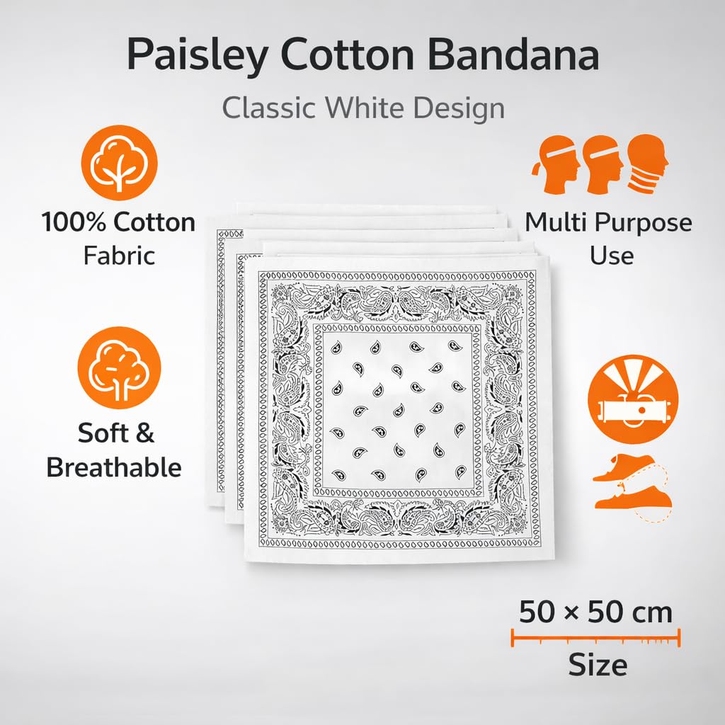 Royal Mart Premium Printed Bandana For Men & Women 4