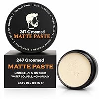 Vista 1 de Pomada mate para hombres y mujeres Fijación media durante todo el día, acabado de bajo brillo para todo tipo de cabello Pasta espesa añade