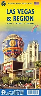 Las Vegas and Region Travel Reference Map 2025 edi