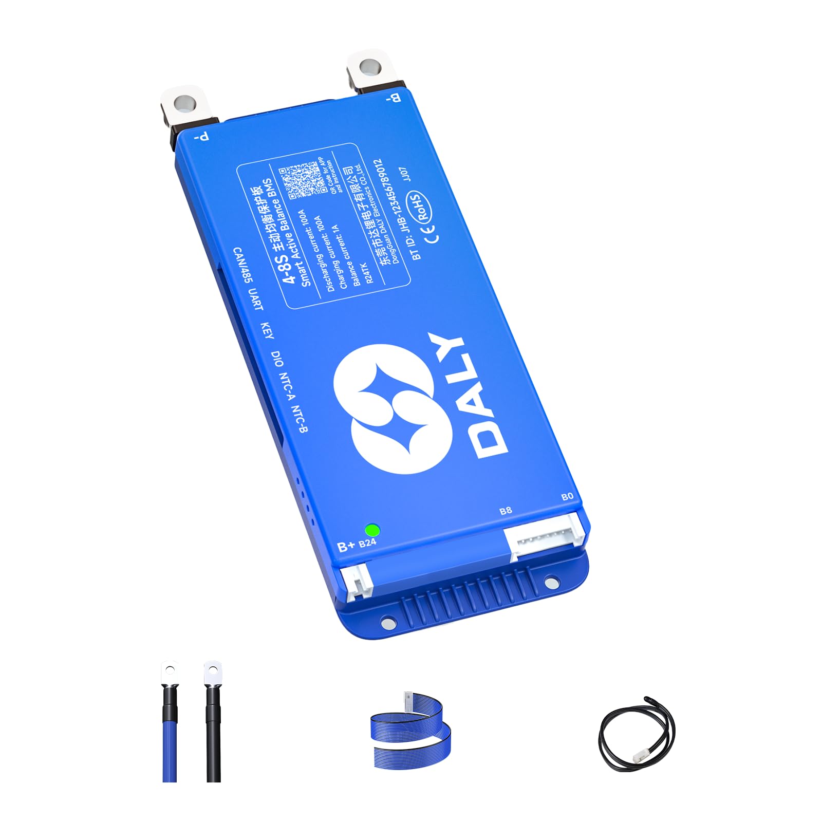 Amazon.com: DALY 100A 4S-8S 12V-24V Smart BMS with 1A Active
