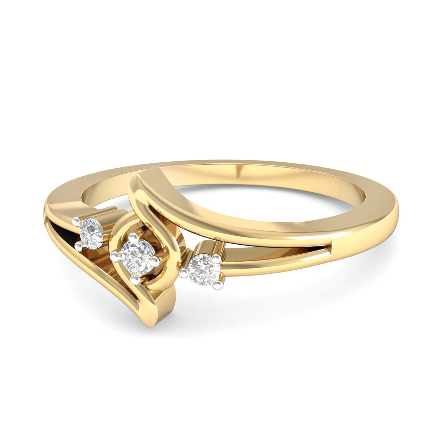 The Aurela 18KT Yellow Gold & Diamond Rings For Women(size,9)-image-12