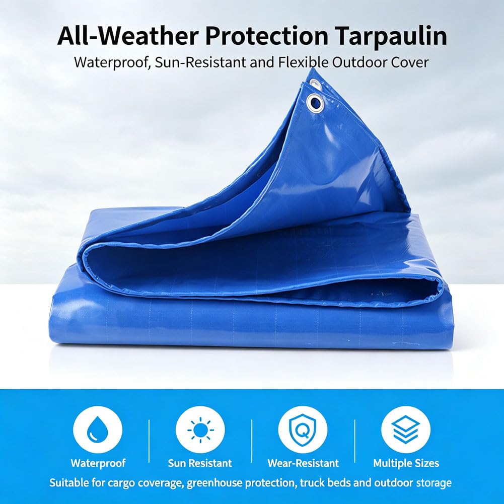 Lonas Impermeables Exterior, Lona Impermeable 500g/㎡ 2m*3m