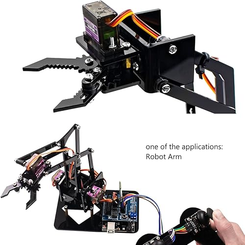 Miniatura 6 de Paquete de 5 MG90S Servo 9G Servo Metal Gear Micro Servo para Arduino Project RC Helicóptero Aviones Barco Robot Car