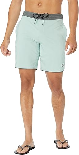 Billabong Traje de baño estándar 73 Lo Tide Scallop para hombre, traje de baño corto, 19 pulgadas de largo