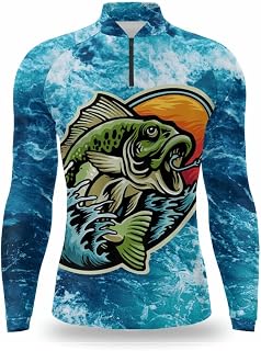 Camiseta de Pesca INFANTIL Juvenil Criança Manga Longa Proteção Solar UV50 Camisa Pescaria