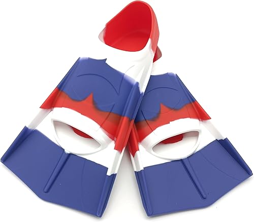 Miniatura 26 de Aletas de natación para niños, cómodas aletas de silicona para nadar y bucear, tamaño adecuado para principiantes, niños, niñas, niños y adultos