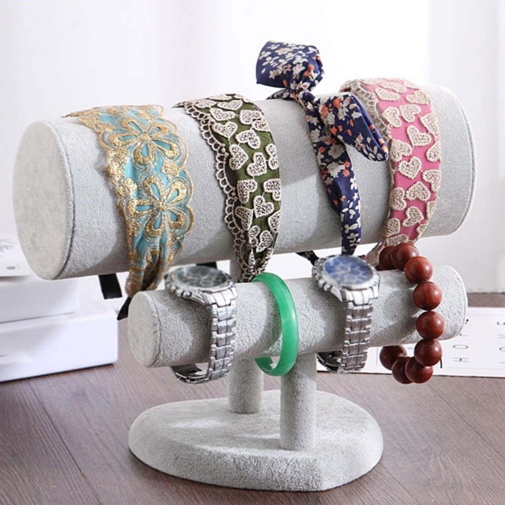 Hairband Storage Hairpin Jewelry Rack Vertical Suede for Household Hair Rope Hair Tie and Headdress Display