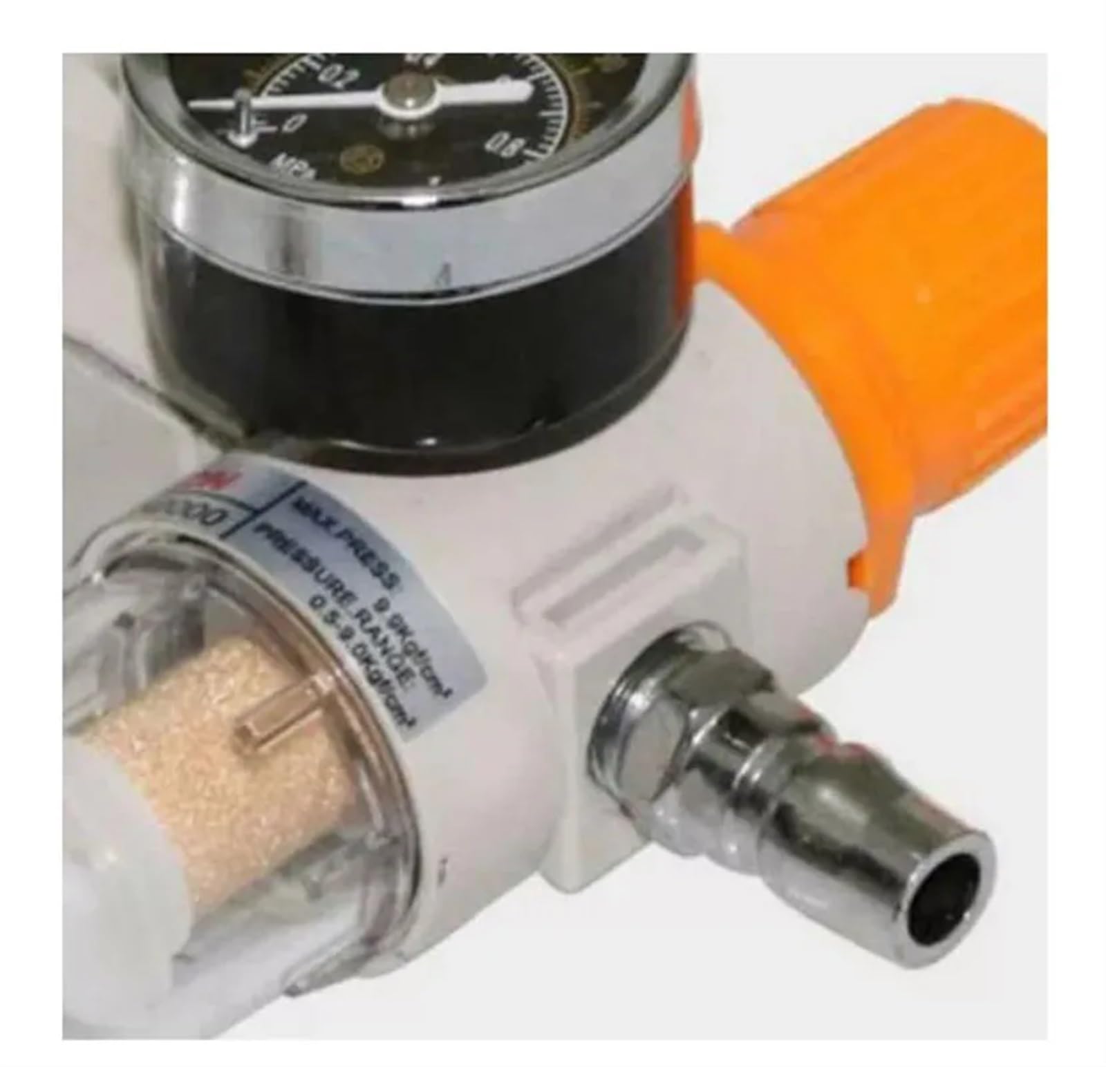 Regulador de filtro de compresor de aire, separador de agua y aceite, válvula Reguladora de filtro de trampa, medidor de presión de lubricador de drenaje automático, 1 ud.