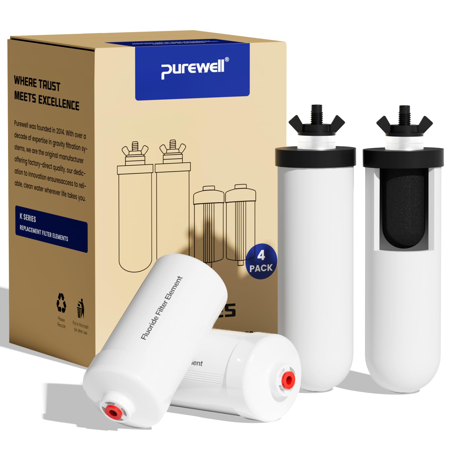 Amazon.com: Purewell 8-Stage PF-4&FL-2 Purification Elements Set