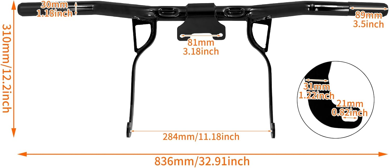 Flat Out Engine Guard Crash Bar Highway Foot Peg Compatible with Harley Touring Street Glide Road Glide Road King Electra Glide Ultra CVO 2014–2024