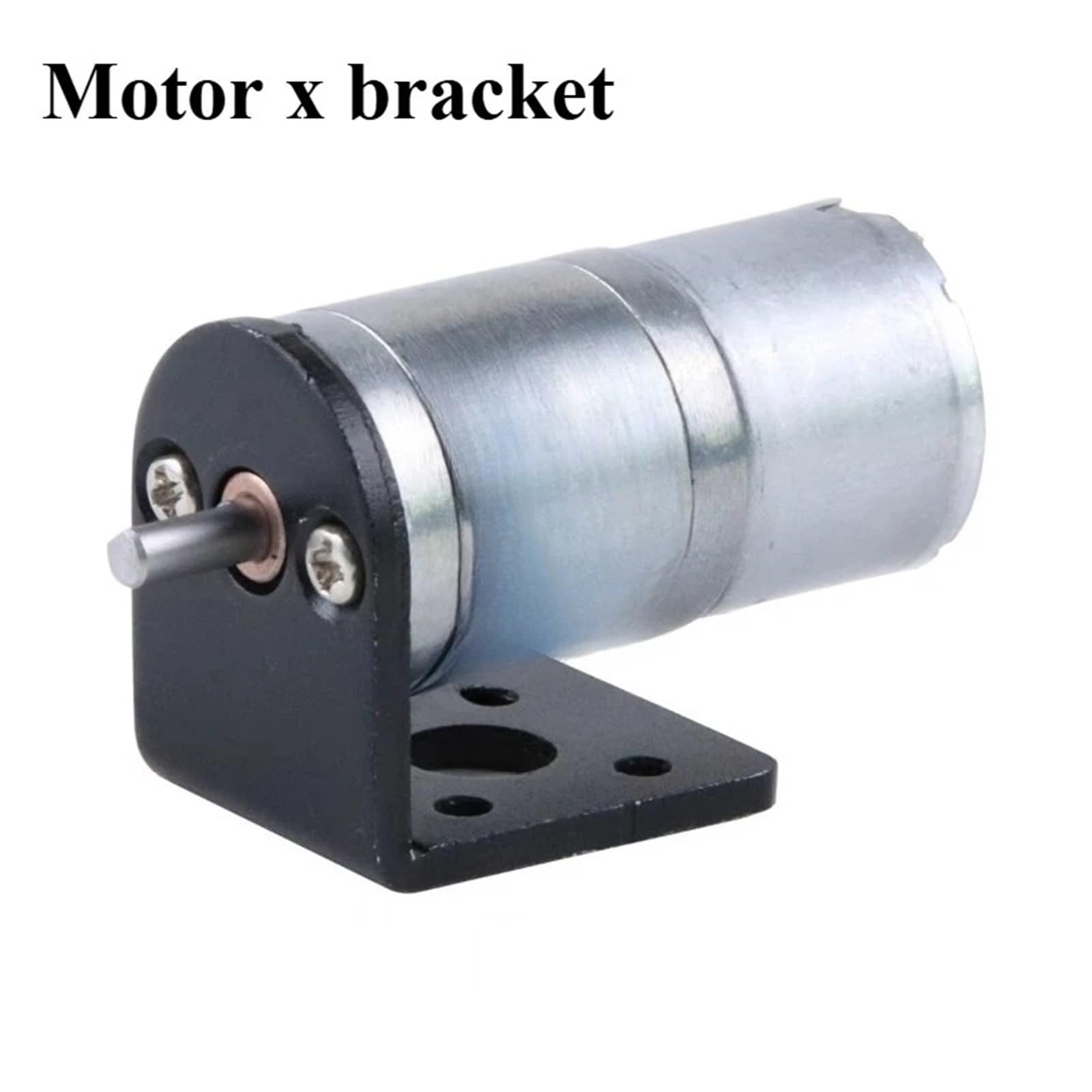1 x dwustronny silnik z przekładnią DC, JGA25-310, 6 V, 12 V, mikrosilnik o wysokim momencie obrotowym (silnik x wspornik, 12 V18 obr./min, 6V)