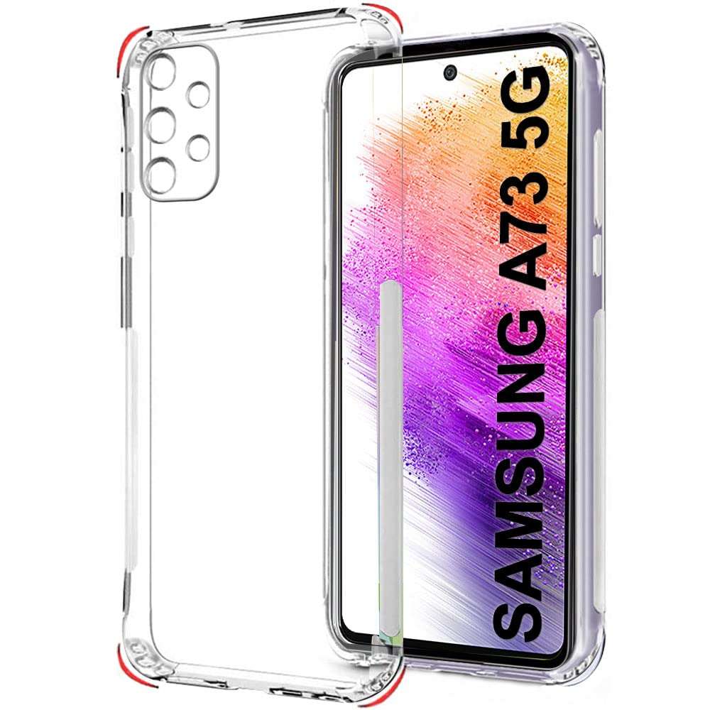 TheGiftKart Back Cover Soft Case for Samsung Galaxy A73 5G | Best Camera Protection | Inbuilt Dust Plugs & Anti-Slip Grip | Ultra Clear Slim (Silicone | Transparent) (B09Y31CD93) Amazon Price History, Amazon Price Tracker