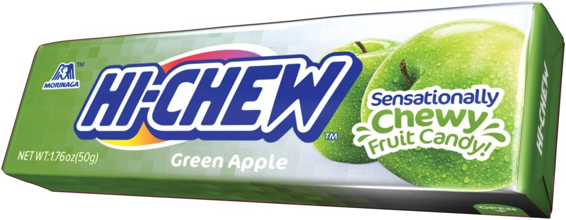 Morinaga Hi Chew Green Apple Flavour Chewy Candy 50 g Pack