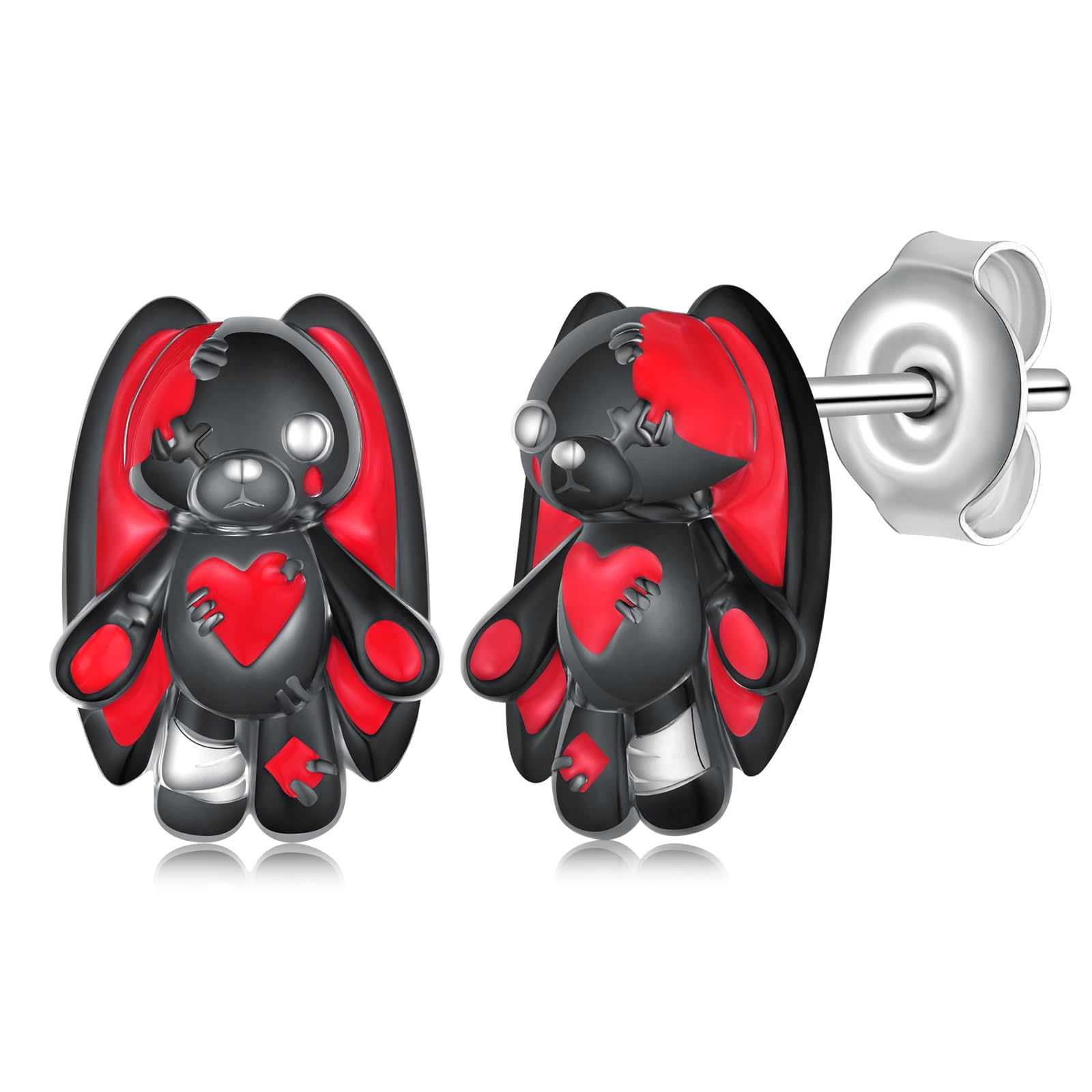 Boucles d'oreilles lapin gothique parfaites pour soirées witchy et concerts - 7
