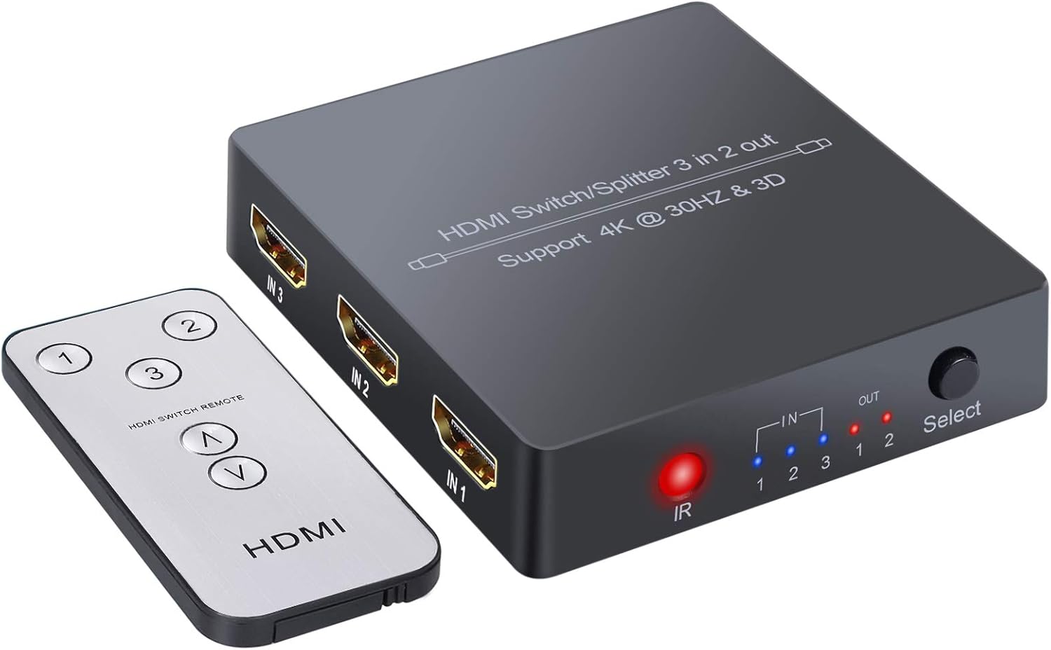 Amazon.co.jp Proster HDMI分配器 3入力2出力4K HDMI1.4 3D 切替機能あり リモコン付き 家電&カメラ Amazon.co.jp Proster HDMI分配器 3入力2出力4K HDMI1.4 3D 切替機能あり リモコン付き 家電&カメラ
