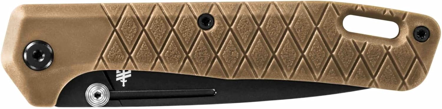 Gerber Gear Zilch Pocket Knife with 3.1" Plain Edge Blade, Folding Knife with Clip, Lightweight, EDC Gear and Equipment