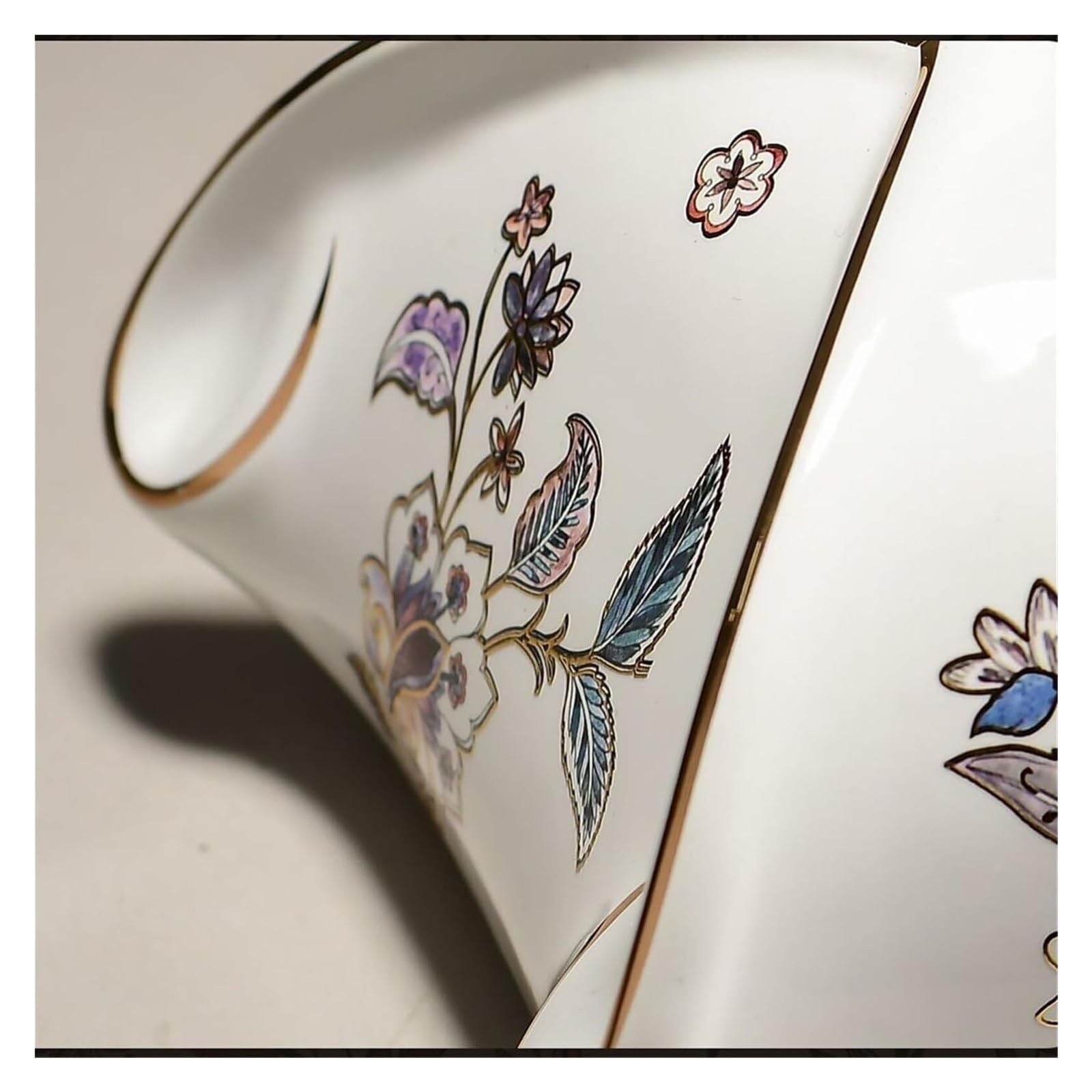 Ozdobne pudełko na chusteczki dekoracyjne prostokąt kwiatowy z pokrywką do przechowywania chusteczek na chusteczki do potrzeb łazienki estetyczny wystrój domu (B)